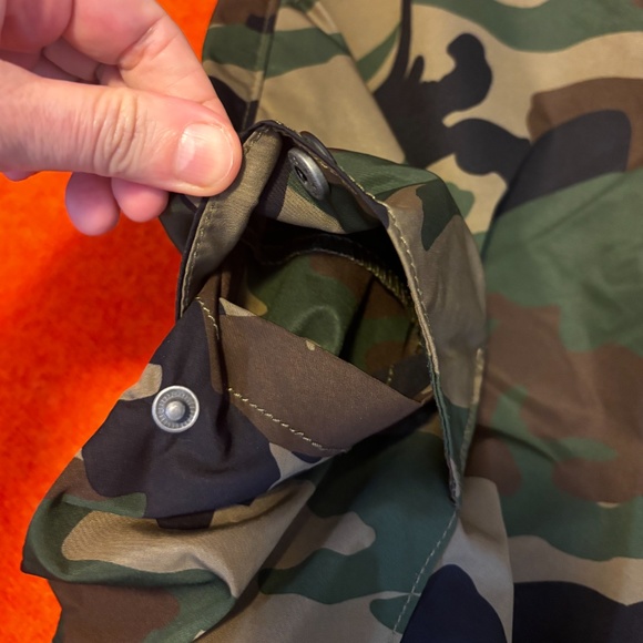 Flare Wide Leg Camouflage Jeans in Green and Brown - Picture 7 of 14